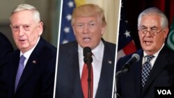 وزیر خارجه آمریکا، رئیس جمهوری و وزیر دفاع از فعالیت های تروریستی ایران انتقاد کرده اند. 