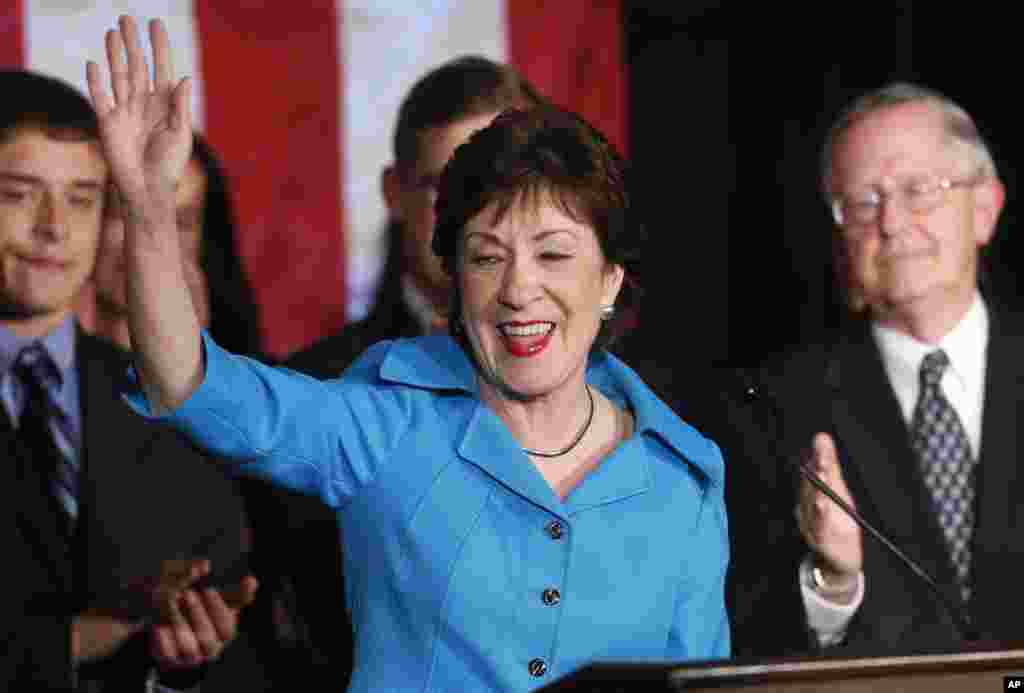 Meyn ştatından respublikaçı senator Süzan Kollins &nbsp; &nbsp; 