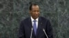 FILE - Blaise Compaore addresses the U.N. General Assembly as Burkina Faso's president, Sept. 25, 2013.