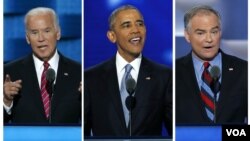 از راست کین، اوباما و بایدن