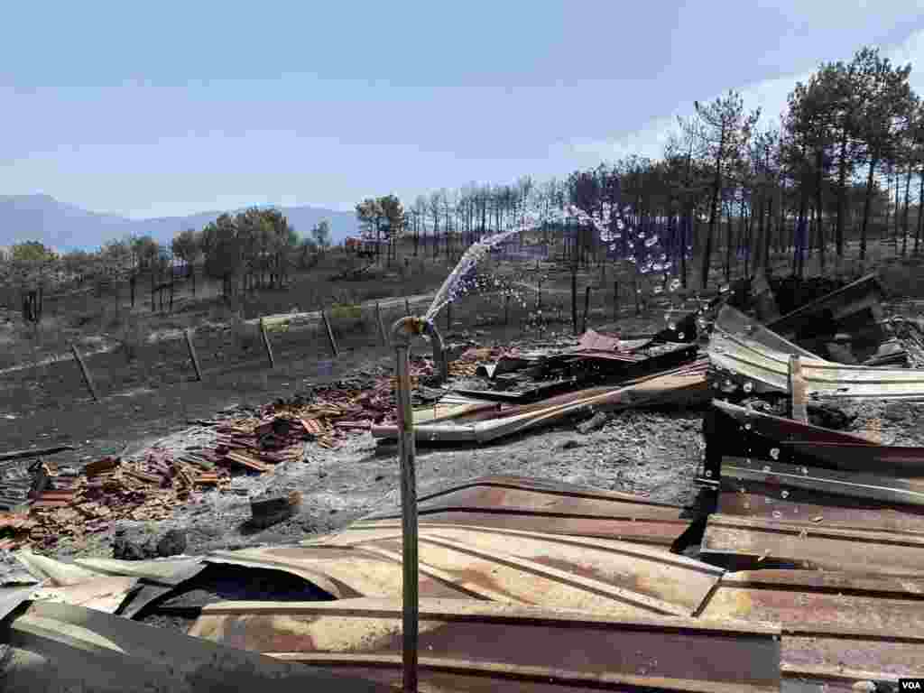 Кочани - ден после пожарот