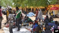 Des réfugiés fuyant les attaques de Boko haram à Gaidam, Nigeria, 6 mai 2015
