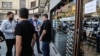 A currency exchange office in the Iranian capital, Tehran, August 2018. Iran’s government has launched a crackdown on people accused of profiteering from the rial’s recent slump against the dollar and other economic problems.