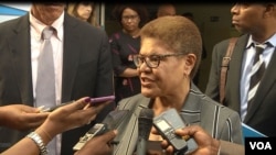 ፎቶ ፋይል : የዩናይትድ ስቴት ህግ አውጭ ምክር ቤት የአፍሪካ ጉዳዮች ን ኡስ ኮሚቴ ካረን ባስ
(July 1, 2019. Moki Kindzeka)