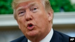 川普总统在白宫会见爱尔兰总理利奥·瓦拉德卡（Leo Varadkar） - 资料照片