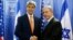 FILE - U.S. Secretary of State John Kerry meets with Israeli Prime Minister Benjamin Netanyahu in Tel Aviv, July 23, 2014.