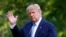 President Donald Trump walks on the South Lawn of the White House in Washington, Sunday, June 14, 2020, after stepping off Marine One as he returns from his golf club in New Jersey. 