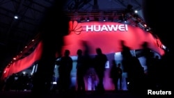 2017年2月27日西班牙巴塞罗那举行世界移动通信大会华为展台