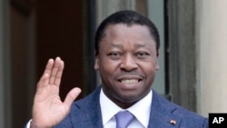 የቶጎው ፕሬዝደንት ፎ ኛሲምቤ (ፋይል ፎቶ፣ ኤፒ መጋቢት 30፣ 2024)