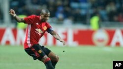 Eric Bailly, du Manchester United joue contre le Zorya Luhansk en Ukraine, le 8 décembre 2016.