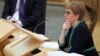 La première ministre écossaise Nicola Sturgeon au Parlement à Édimbourg, le 17 septembre 2020 (Reuters)