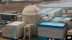 韩国蔚山一座核电厂。（资料图片）