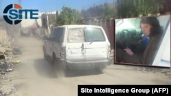 Sebuah foto menunjukkan Jake Bilardi, remaja Australia berusia 18 tahun, duduk di belakang kemudi mobil van putih dalam video propaganda ISIS (foto: dok).