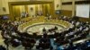 FILE - Representatives of Arab League countries are seen meeting at the group's headquarters in Cairo, Egypt. 