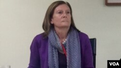 美国国务院全球妇女议题办公室资深官员史蒂芬妮·佛斯特 (美国之音萧洵)