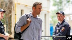 Alexei Navalny aho yashika imbere y'ubutungane mu kwa gatanu 