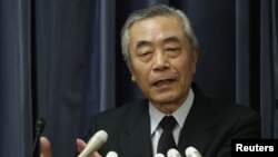 Norihiro Goto, Japan Transport Safety Board chairman, speaks during a news conference at the transport ministry in Tokyo, January 23, 2013.