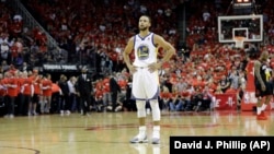 Stephen Curry, Houston, Texas, le 16 mai 2018.