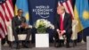 Le président du Rwanda Paul Kagame rencontre son homologue américain Donald Trump au Forum économique mondial de Davos, en Suisse, le 26 janvier 2018. (Photo: Flicker President Paul Kagame /Public domain)