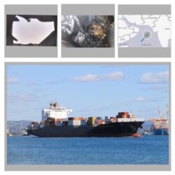 شبکه‌ ۱۲ اسرائیل عکس‌های کشتی مورد اصابت موشک را منتشر کرد