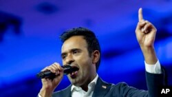 2024 ‘보수정치행동회의(CPAC)’에 참석한 기업인 비벡 라마스와미 씨