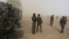 Des soldats camerounais à Kolofata, dans l'extrême nord, Cameroun, 16 mars 2016. 
