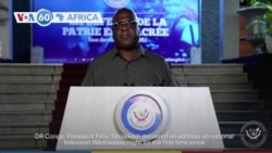 VOA60 Africa - DRC: President Tshisekedi says "vigorous response" underway to M23 rebels advance