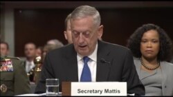 马蒂斯部长谈所有作战领域都有竞争原声视频（国会视频）