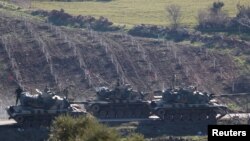 پیشروی تانک های ترکیه در شمال غرب سوریه