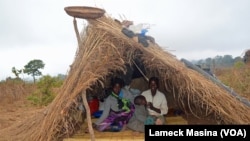 In makeshift shelter-- Refugees at Kapise II village in Mwanza district says the situation there is no better than where they came from.