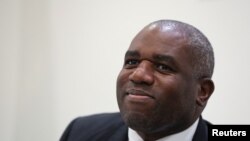 যুক্তরাজ্যের পররাষ্ট্রমন্ত্রী ডেভিড ল্যামি। ফটোঃ ৯ অক্টোবর, ২০২৪।