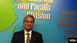 Timothy Chhim, president of the Chamber of Commerce for Nanuet, New York.