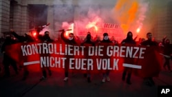 اعتراضات به محدودیت‌های جدید کرونا. وین، اتریش - ۲۹ آبان ۱۴۰۰