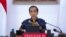 Presiden Jokowi dalam Ratas di Istana Kepresidenan di Jakarta, Senin (6/9). (Foto: Biro Setpres)