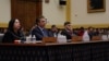 Christine Levinson, Babak Namazi and Omar Zakka testify at a House Foreign Affairs subcommittee hearing, March 7, 2019, about the status of their loved ones, detained or missing in Iran.