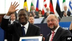 Docteur Denis Mukwege, Prix Sakharov 2014