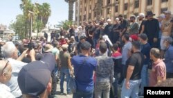 Dîmenên xwepêşandan gel li Suweyda