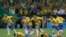 تیم ملی فوتبال برازیل در رقابت های المپیک پس از قهرمانی و کسب نخستین مدال طلا در فوتبال