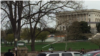 An unauthorized homemade gyrocopter lands on the U.S. Capitol grounds, April 15, 2015. 