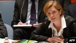 Duta Besar AS untuk PBB Samantha Power mengatakan pemerintah AS siap menjatuhkan sanksi baru terhadap Rusia (foto: dok).