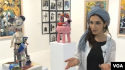 هدا زرباف یکی از هنرمندان ایرانی این نمایشگاه است که مقیم کاناداست. 