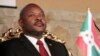 FILE - Burundi's President Pierre Nkurunziza attends the opening of a coffee conference in the capital Bujumbura, Feb. 13, 2014. 