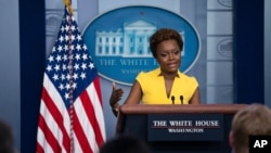 کرین ژان‌-پی‌یر، قائم مقام سخنگوی کاخ سفید (عکس از آرشیو)