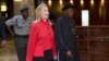 US Secretary of State Clinton meets with Nigeria's President Goodluck Jonathan Aug. 9, 2012