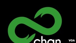 FILE - The 8chan logo.