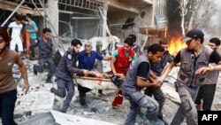 دوما، سوریه - ۲۷ ژوئیه ۲۰۱۵