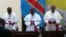 Les évêques catholiques disent une prière au lancement du dialogue politique, à Kinshasa, RDC, 8 décembre 2016. (VOA/Top Congo)