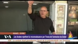 La Syrie et les autres pays arabes réagissent sur le Golan