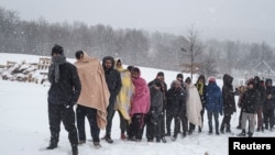 Migrants in Bihać, Bosnia and Herzegovina