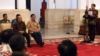 Presiden Jokowi dalam Peringatan Hari HAM Sedunia 2015 di Istana Negara, Jakarta, 11 Desember 2015. (Foto: VOA/Andylala).